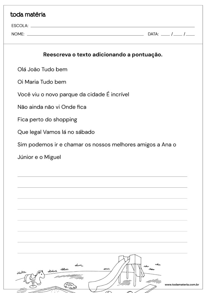 Atividades De Portugu S Para O Ano Toda Mat Ria